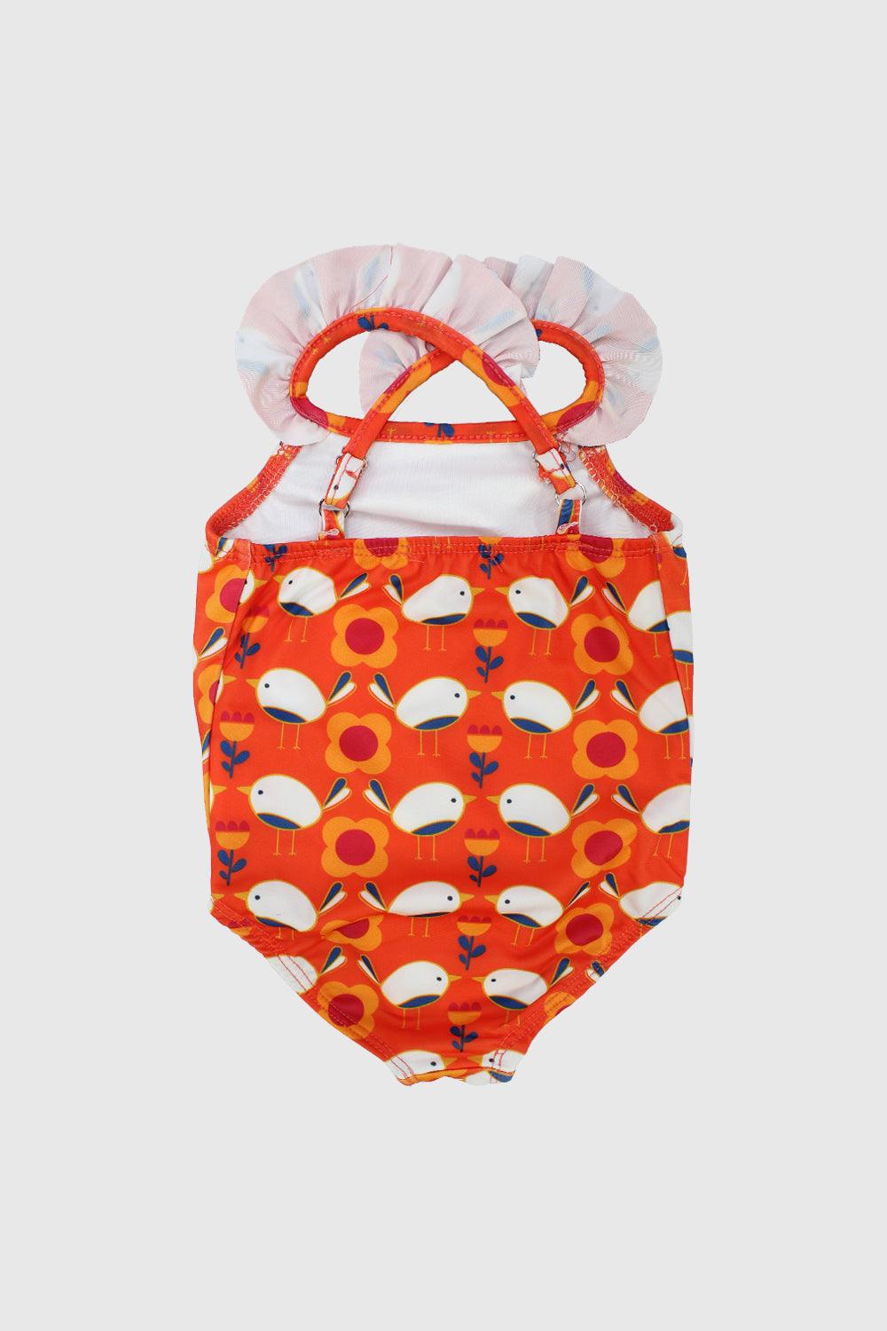 Birdy Orange Swim Suit - Ourkids - Playmore