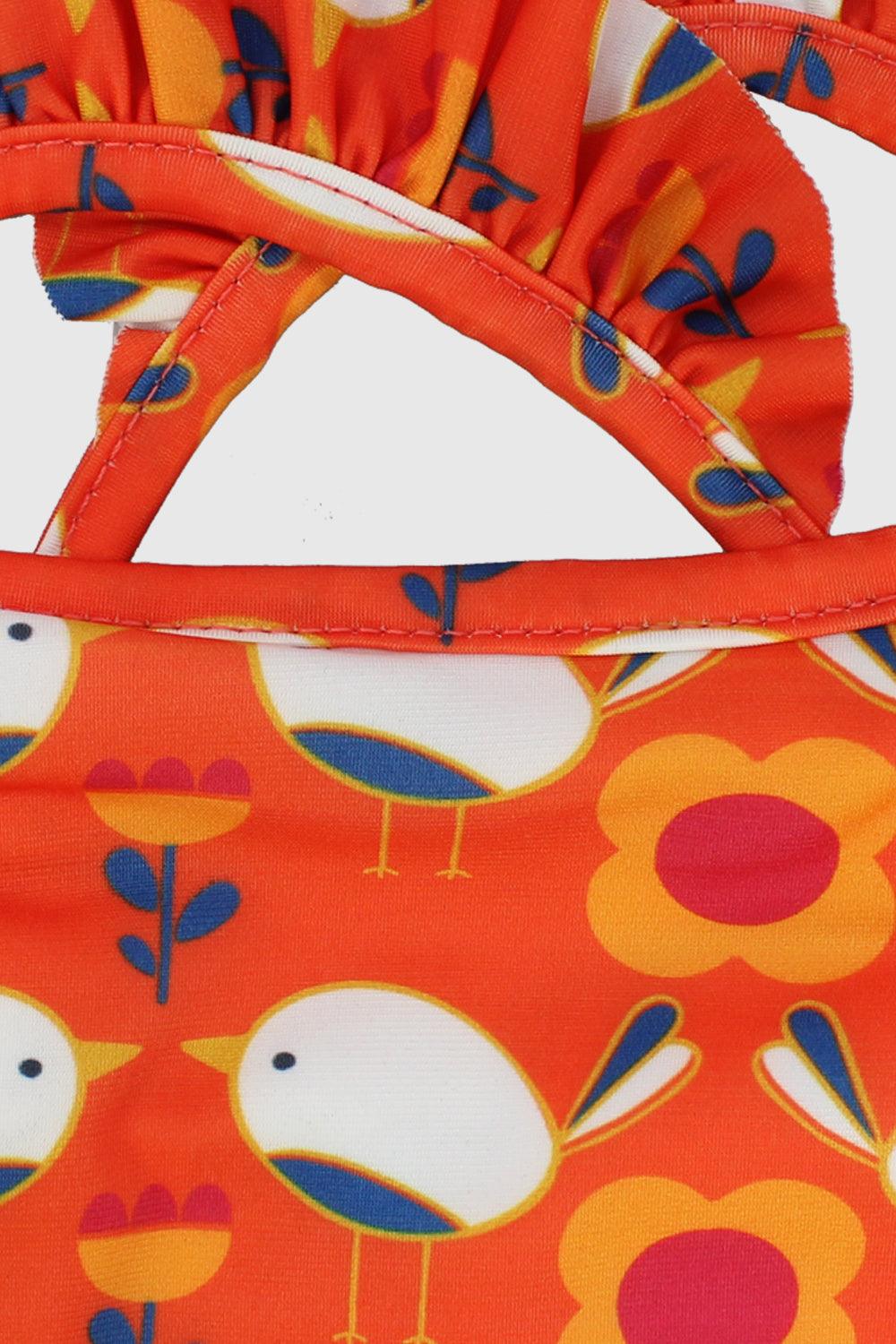 Birdy Orange Swim Suit - Ourkids - Playmore