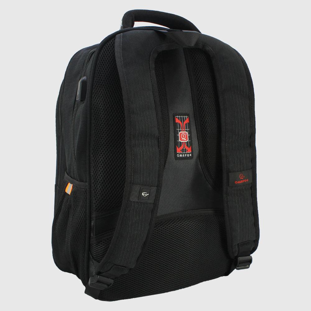 Black 18 Inches Backpack - Ourkids - Migo