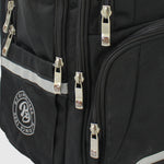 Black 18 Inches Backpack + Pencil Case - Ourkids - B.Z.