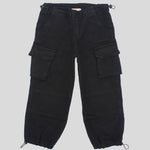 Black Cargo Parachute Pants - Ourkids - Playmore