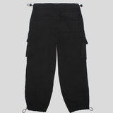 Black Cargo Parachute Pants - Ourkids - Playmore