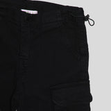 Black Cargo Parachute Pants - Ourkids - Playmore