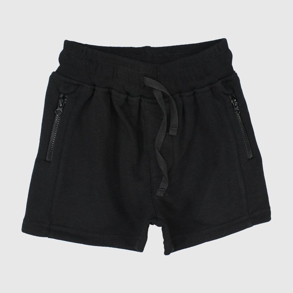 Black Comfy Shorts - Ourkids - Playmore