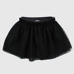 Black Dotted Ruffled Skirt - Ourkids - Playmore