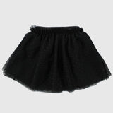 Black Dotted Ruffled Skirt - Ourkids - Playmore