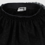 Black Dotted Ruffled Skirt - Ourkids - Playmore