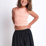 Black Dotted Ruffled Skirt - Ourkids - Playmore