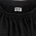 Black Dotted Ruffled Skirt - Ourkids - Playmore