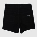 Black Gabardine Shorts - Ourkids - Playmore