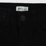 Black Gabardine Shorts - Ourkids - Playmore