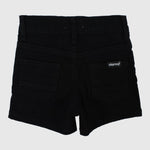 Black Gabardine Shorts - Ourkids - Playmore