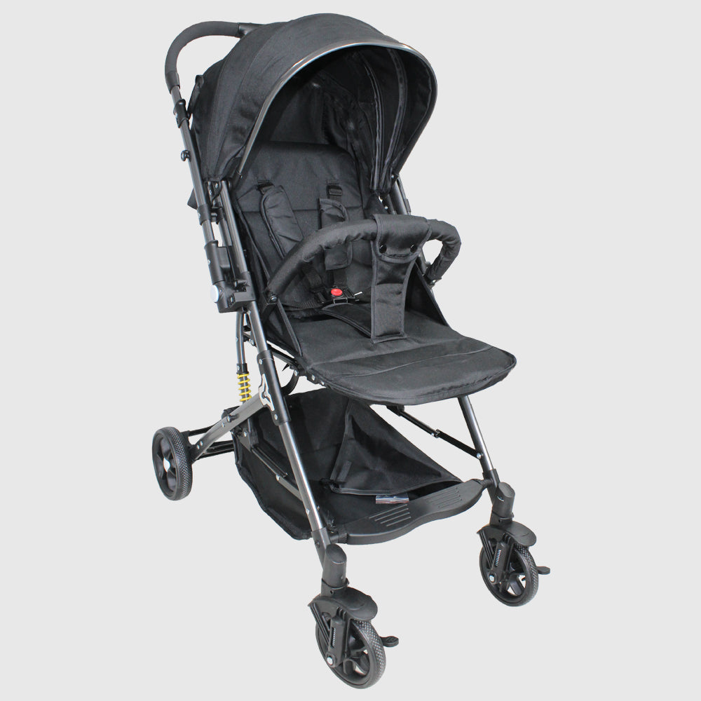 Black Happy Baby Stroller - Ourkids - Happy Baby