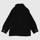 Black Long-Sleeved Overshirt - Ourkids - Playmore