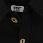 Black Long-Sleeved Overshirt - Ourkids - Playmore