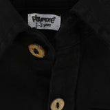 Black Long-Sleeved Overshirt - Ourkids - Playmore