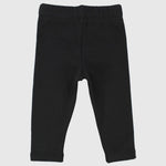 Black Plain Leggings - Ourkids - Playmore