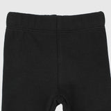 Black Plain Leggings - Ourkids - Playmore