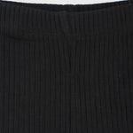 Black Ribbed Shorts - Ourkids - Playmore