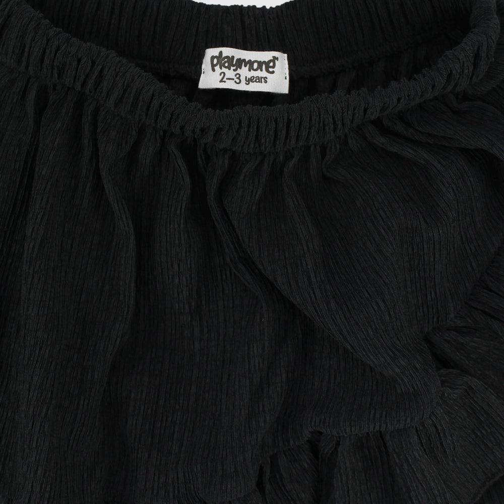 Black Ruffled Skirt - Ourkids - Playmore