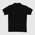 Black Short-Sleeved Polo Shirt - Ourkids - Ourkids