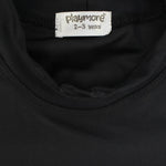 Black Short-Sleeved Rash Guard - Ourkids - Playmore