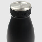 BLACK SISTEMA HYDRATION 750ML STAINLESS STEEL BOTTLE - Ourkids - Sistema