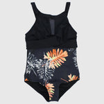 Black Sleeveless Swim Suit - Ourkids - Global