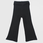 Black Wide-Leg Leggings - Ourkids - Playmore