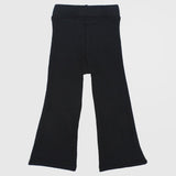 Black Wide-Leg Leggings - Ourkids - Playmore