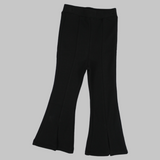 Black Wide-Leg Leggings - Ourkids - Playmore