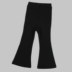 Black Wide-Leg Leggings - Ourkids - Playmore