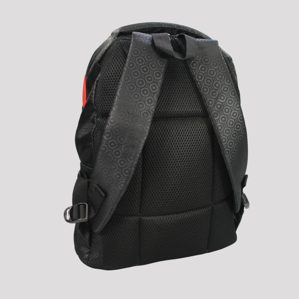 Black/Orange Laptop Backpack - Ourkids - Activ