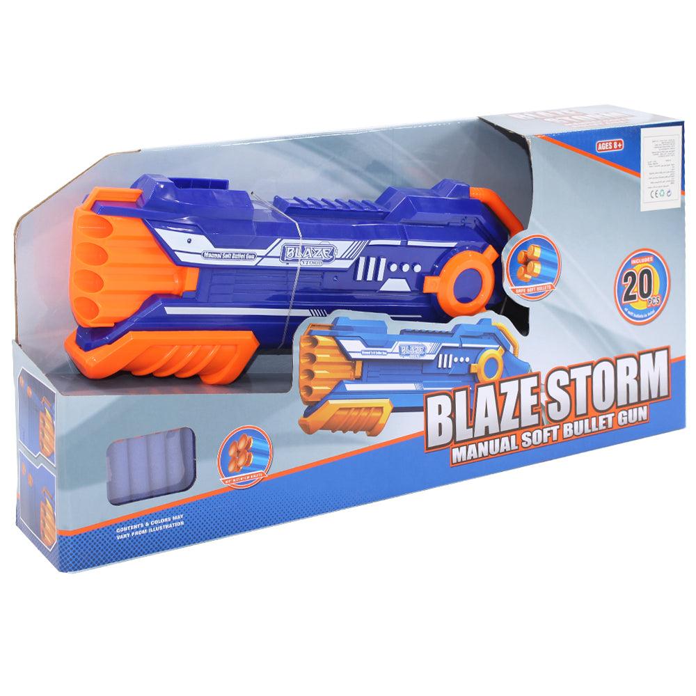 Blaze Storm Manual Soft Bullet Gun - Ourkids - OKO
