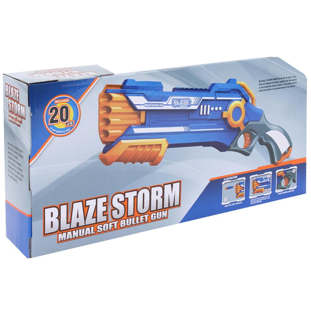 Blaze Storm Manual Soft Bullet Gun - Ourkids - OKO
