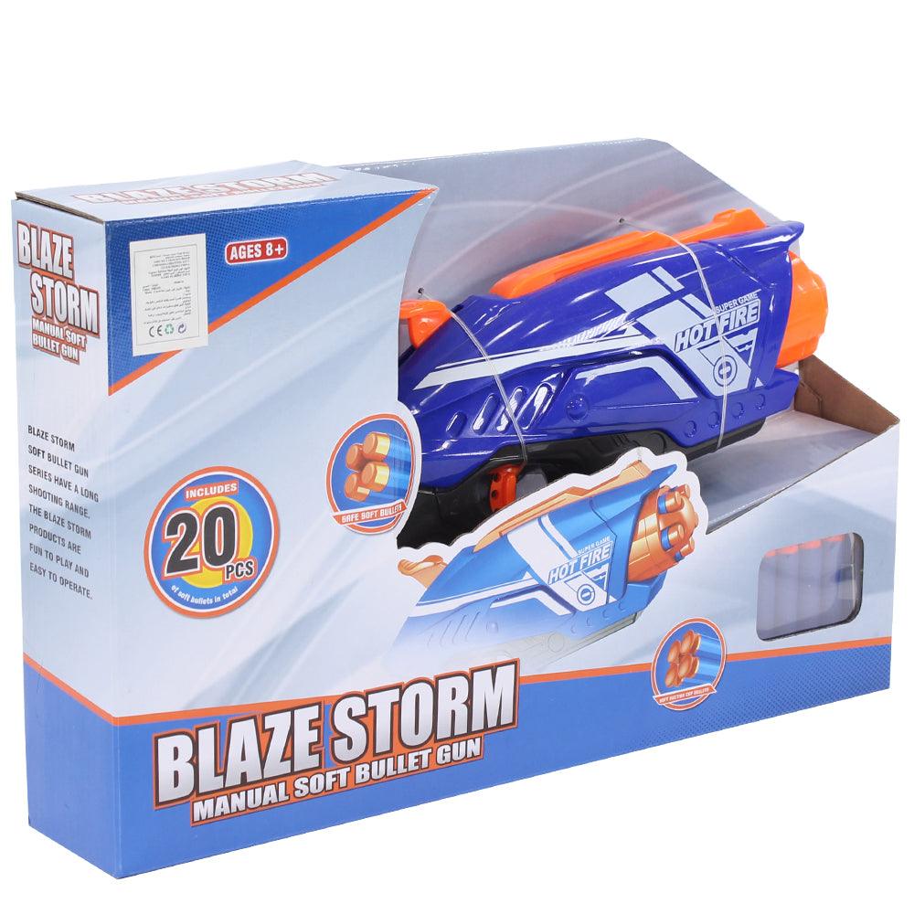 Blaze Storm Manual Soft Bullet Gun - Ourkids - OKO