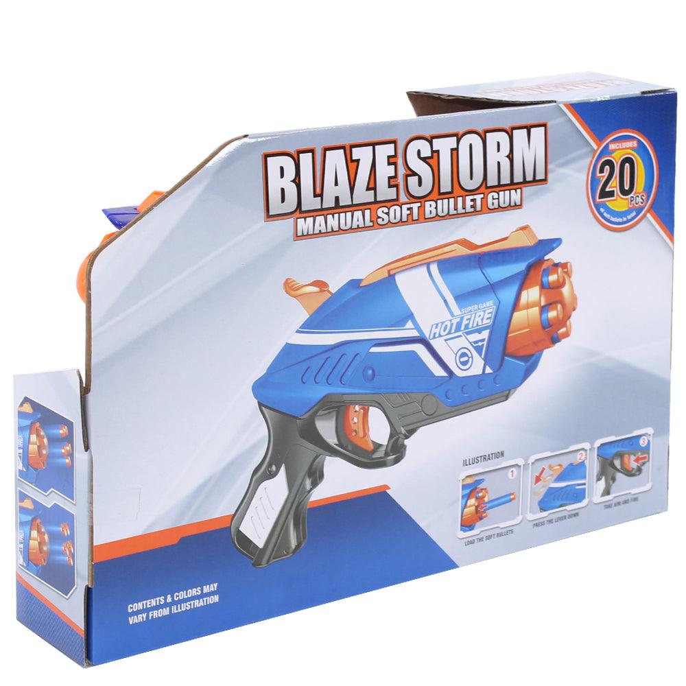 Blaze Storm Manual Soft Bullet Gun - Ourkids - OKO