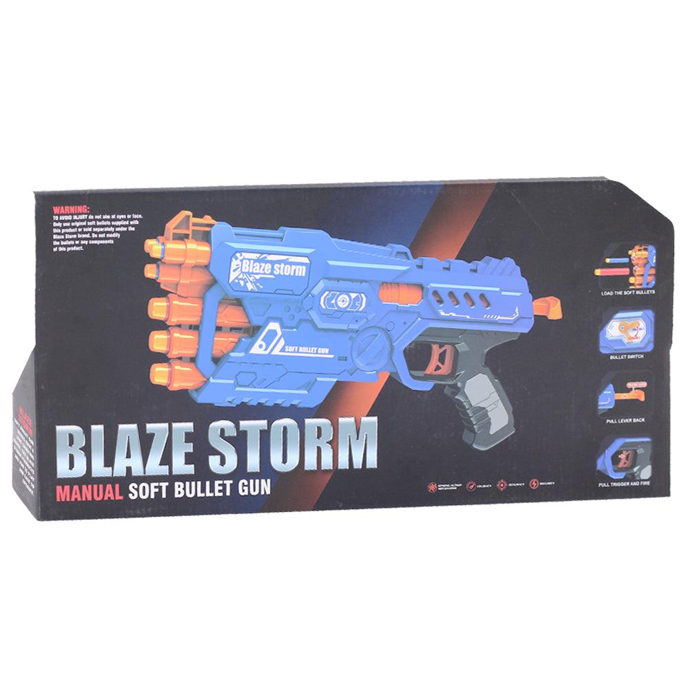 Blaze Storm Manual Soft Bullet Gun - Ourkids - OKO