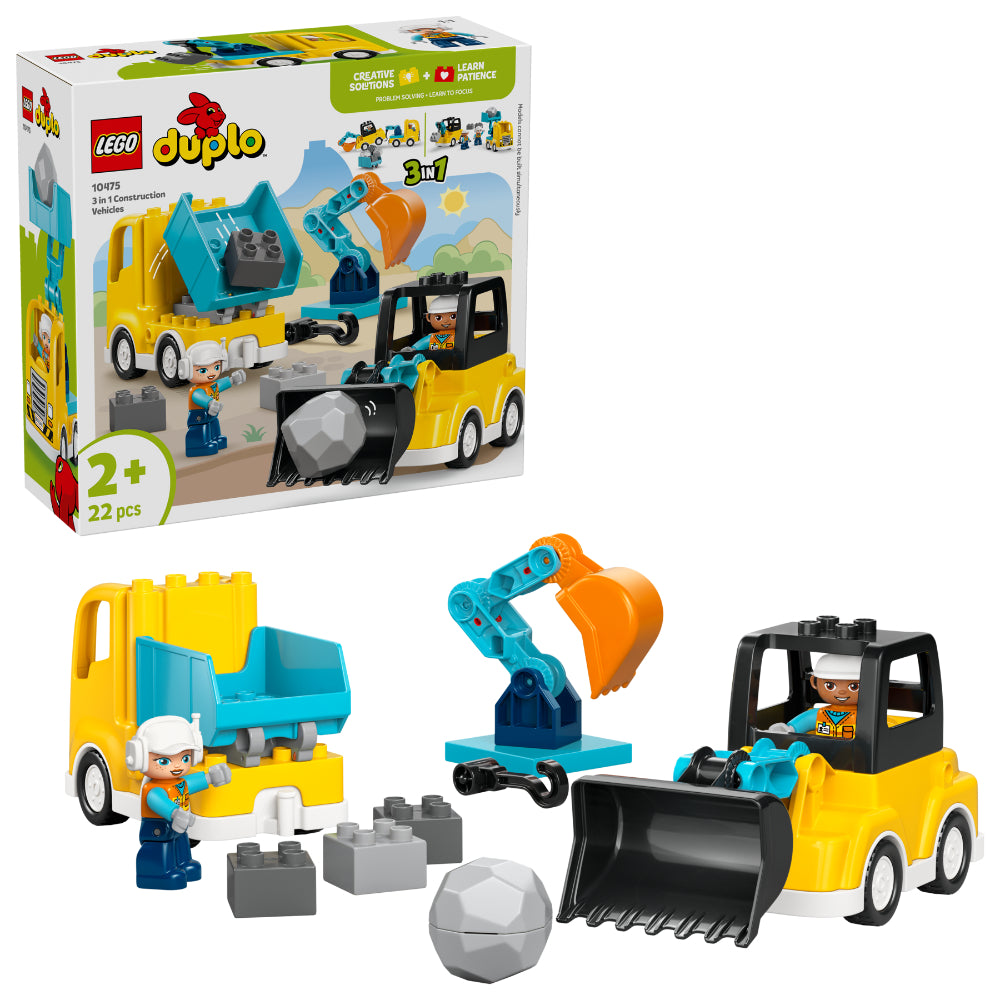 Lego Duplo 3-in-1 Construction Vehicles