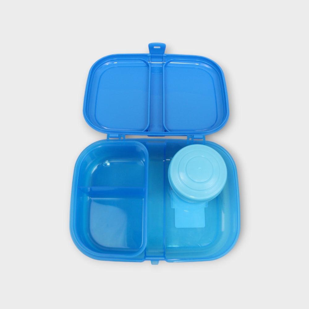 Blue 1.1 L Ribbon Lunch To Go With Mini Bite - Ourkids - Sistema