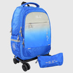 Blue 20 Inches Trolley Bag+ Pencil Case - Ourkids - B.Z.