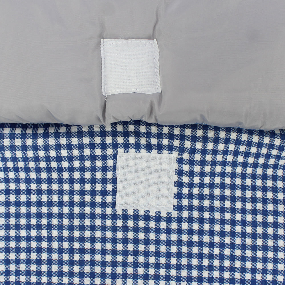 Blue Checkered Nappy Changing Mat - Ourkids - Junior