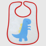 Blue Dino Bib - Ourkids - Bella Bambino