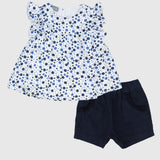 Blue Dotted 2-Piece Outfit Set - Ourkids - Pompelo