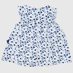 Blue Dotted Sleeveless Dress - Ourkids - Pompelo