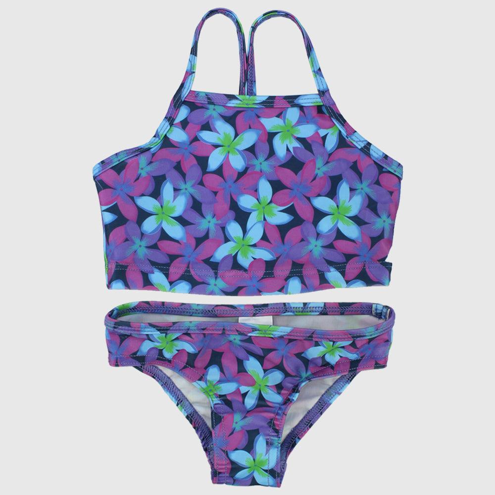 Blue Floral Bikini - Ourkids - LEOMIL