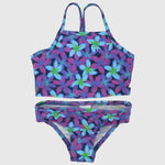 Blue Floral Bikini - Ourkids - LEOMIL