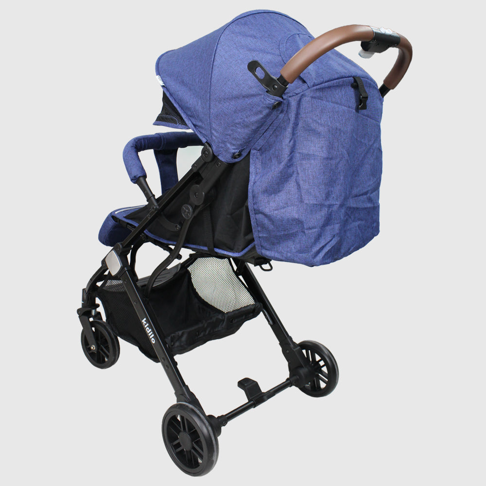 Blue Kidilo Best Light-weight Baby Stroller Easy To Operate - Ourkids - Kidilo