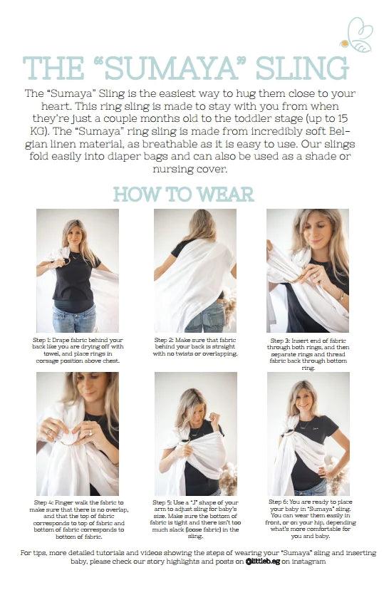 Blue Little B "The Ellie Wrap" - Ourkids - Little B