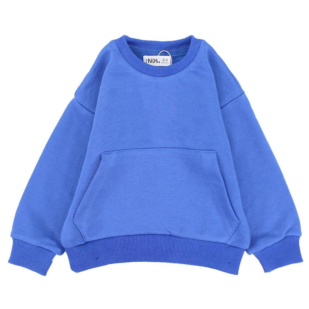 Blue Long-Sleeved Sweatshirt - Ourkids - Ourkids